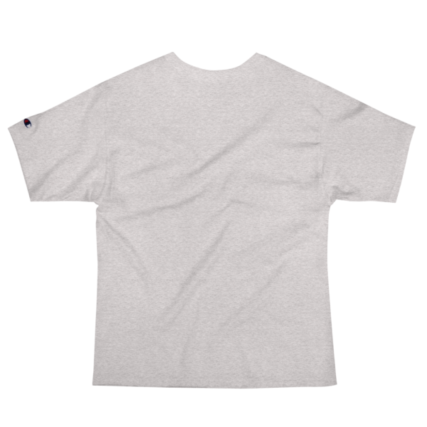 Mens-champion-t-shirt-oxford-grey-heather-front - Image 2