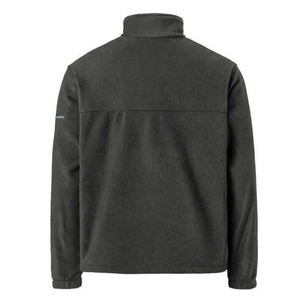 Fleece-jacket-charcoal-heather-front - Image 3